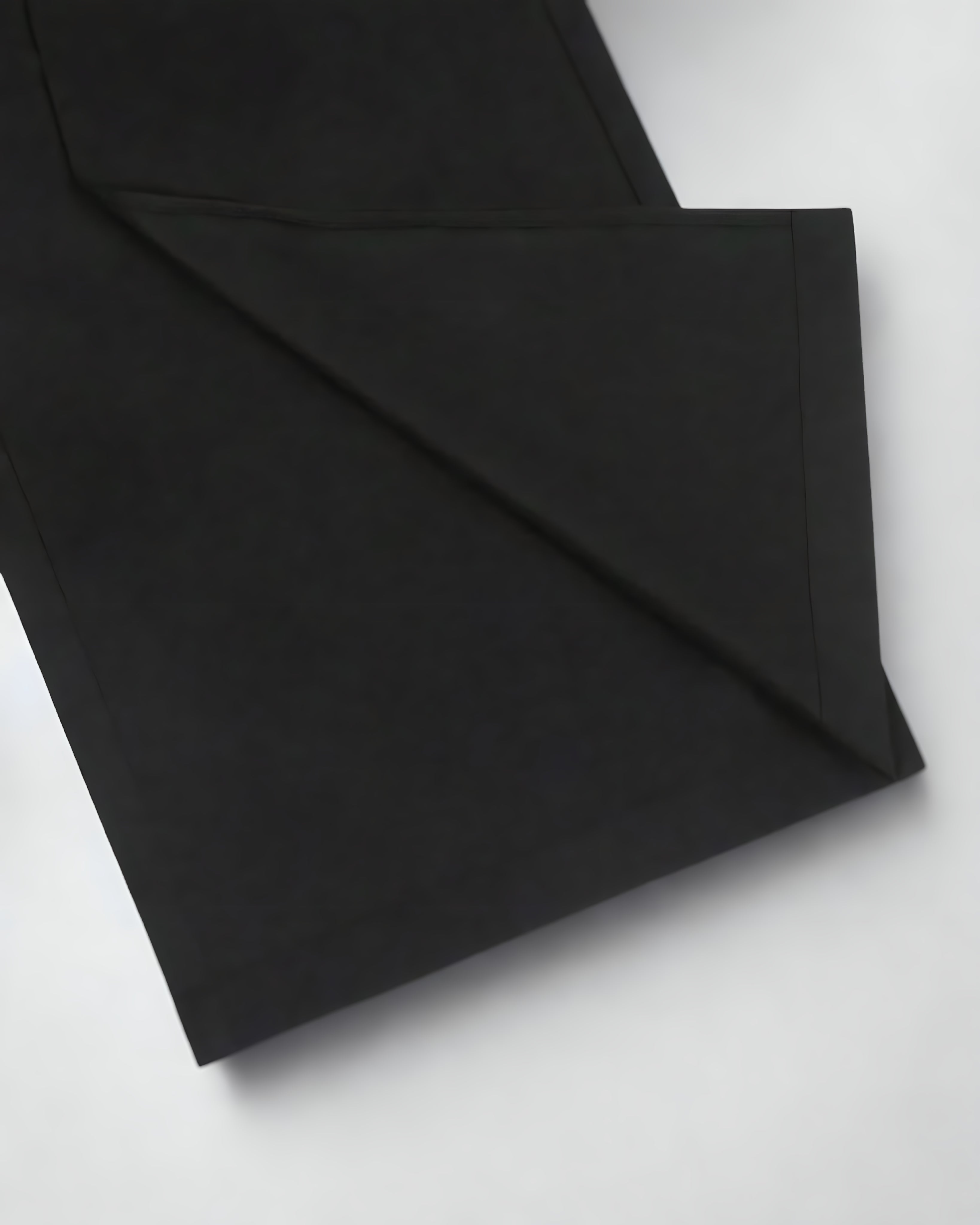 Calça Masculina Preta Wide Leg – Estilo Japonês e Caimento Solto